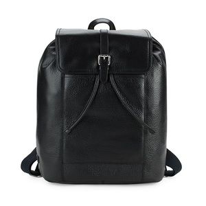 Cole Han leather flap backpack